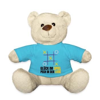 Glück im Spiel, Pech in der Liebe - Teddy - Atollblau - Vorne