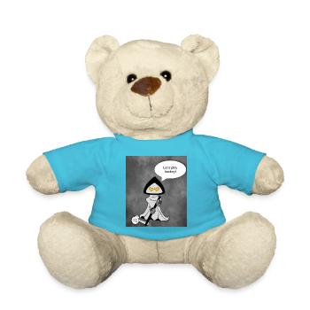 Baby Grim Reaper hockey - Teddy Bear - atoll blue - Front