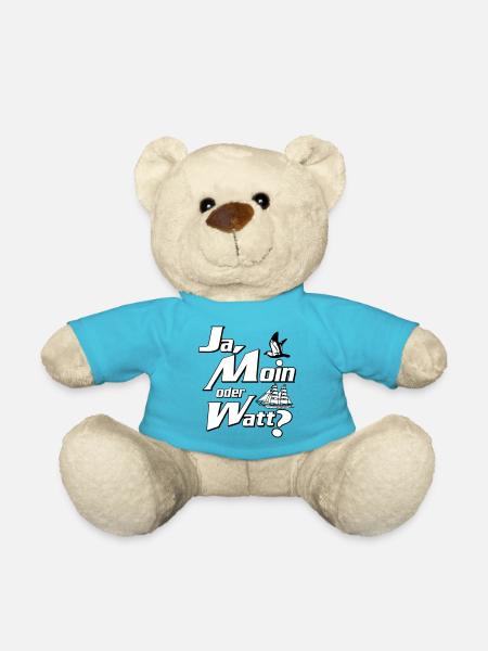Ja Moin oder Watt? - Teddy - Atollblau