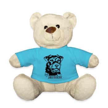 Aimé par un chien de chasse terrier disant chiens Wilsigns - Nounours - bleu outremer - Devant