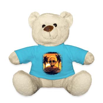 cadeau idée blague geek citation anniversaire cadeau - Nounours - bleu outremer - Devant