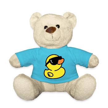 Ente - Teddy - Atollblau - Vorne