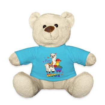 Câlins gratuits pour maman - Nounours - bleu outremer - Devant