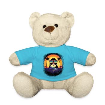 génial danse mignon pingouin mignon citation dab move - Nounours - bleu outremer - Devant
