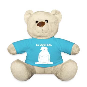 Guatemala Guatemalan Flagge DNA I Geschenk - Teddy - Atollblau - Vorne