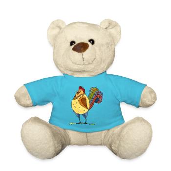 Hahn - Teddy - Atollblau - Vorne