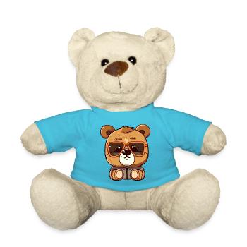 Schütteln Sie den Bären - Teddy - Atollblau - Vorne