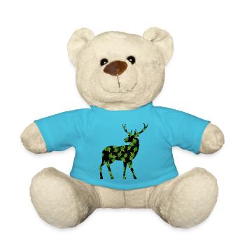Cerf - Nounours - bleu outremer - Devant