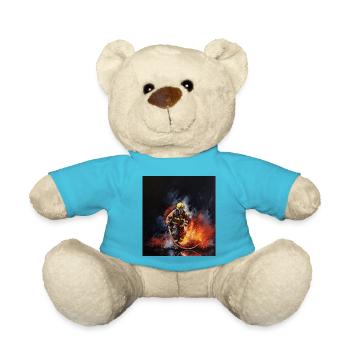 Un design de pompier héroïque pour de vrais héros - Nounours - bleu outremer - Devant