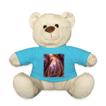 cocoa chocolate fun present idea - Teddy - Atollblau - Vorne