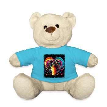 cadeau d’anniversaire cool vert drôle dictons - Nounours - bleu outremer - Devant