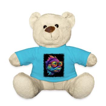funny quote birthday present idea fish head - Teddy - Atollblau - Vorne
