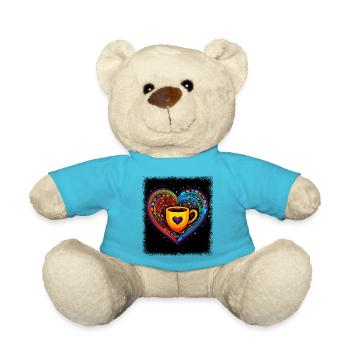 womens rights cool quote social justice 30 years - Teddy Bear - atoll blue - Front