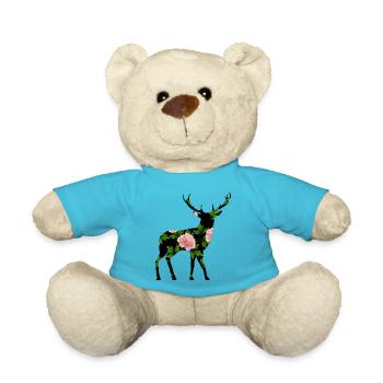 Cerf - Nounours - bleu outremer - Devant