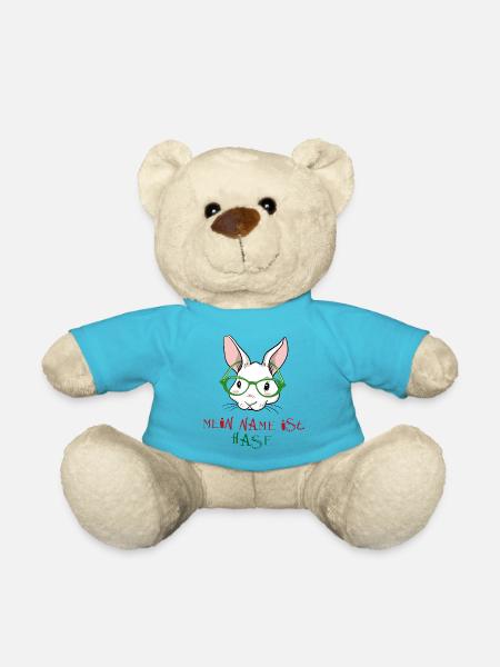 Mein Name ist Hase - Teddy - Atollblau