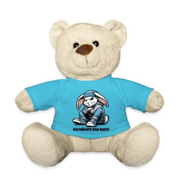 ICH MÖCHTE DAS NICHT - Teddy - Atollblau - Vorne