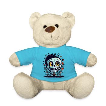 Skelett - Teddy - Atollblau - Vorne