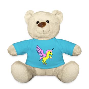 Licorne Licorne - Nounours - bleu outremer - Devant