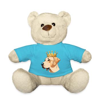 "Gekrönte Häupter" - Labrador - Teddy - Atollblau - Vorne