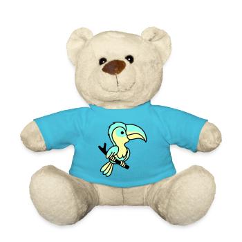 parrot - Teddy Bear - atoll blue - Front