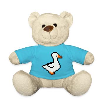 Pixel Duck - Teddy Bear - atoll blue - Front