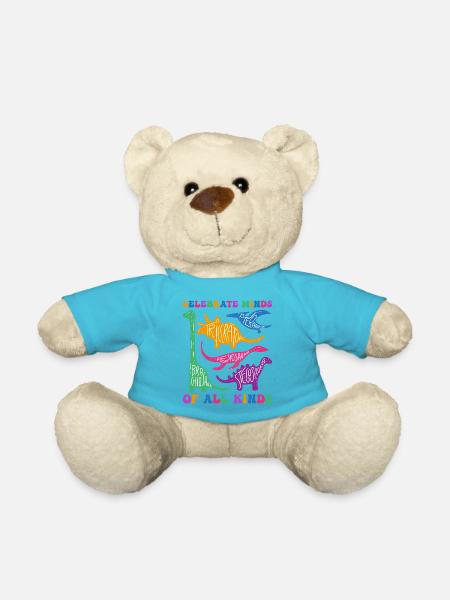 Celebrate Minds Of All Kinds - Autism Awareness - Nounours - bleu outremer