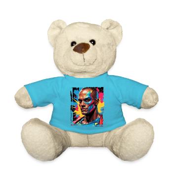 Portrait d’un super-héros de science-fiction - Nounours - bleu outremer - Devant