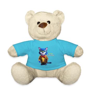 Professor Kritikat - Teddy Bear - atoll blue - Front