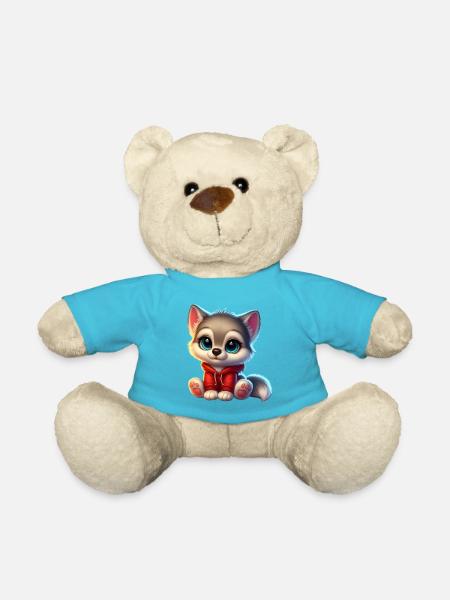Wolf 2 - Teddy Bear - atoll blue