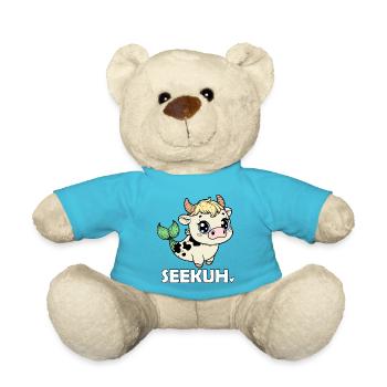 Lustige Seekuh - Teddy - Atollblau - Vorne
