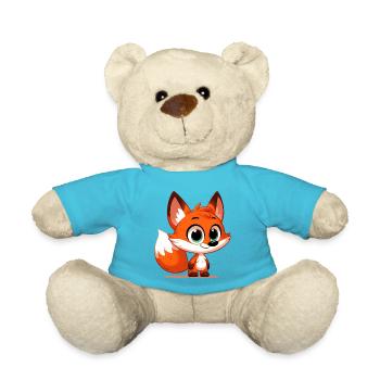 Fuchs - Teddy - Atollblau - Vorne