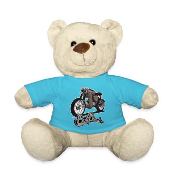 S51 (braun) // Illustration - Teddy - Atollblau - Vorne