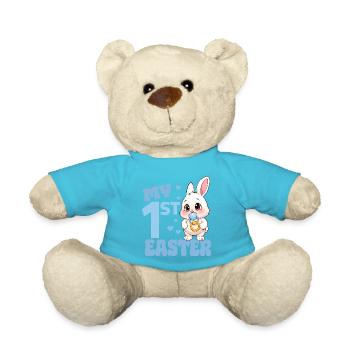 Mon premier bébé de Pâques - Nounours - bleu outremer - Devant