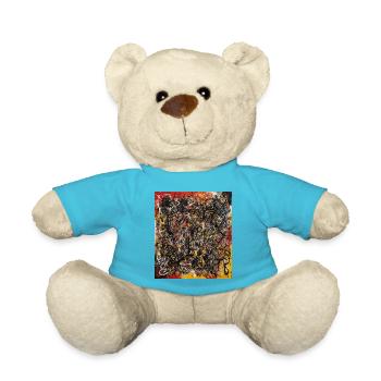 Abstrait - Nounours - bleu outremer - Devant