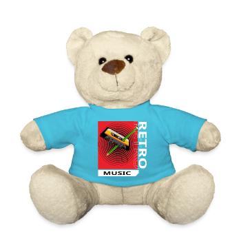 Retro-Musik - Teddy - Atollblau - Vorne