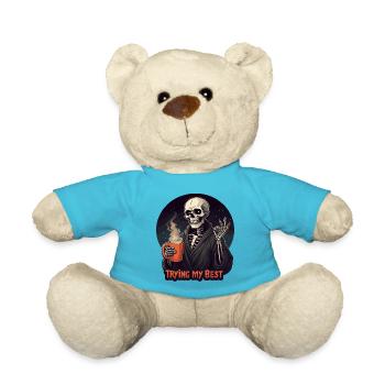Ich versuche meinen besten Sarkasmus - Teddy - Atollblau - Vorne