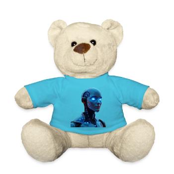 KI (Künstliche Intelligenz) - Teddy - Atollblau - Vorne