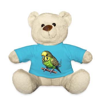 Perruche ondulée - Nounours - bleu outremer - Devant