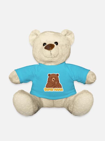 Super Mama Bär - Teddy - Atollblau
