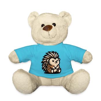 Igel stachelige Flauschigkeit - Teddy - Atollblau - Vorne
