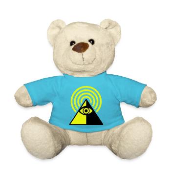 Oeil Pyramide - Nounours - bleu outremer - Devant