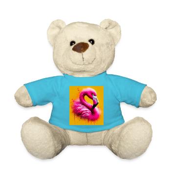 Flamingo - Teddy - Atollblau - Vorne