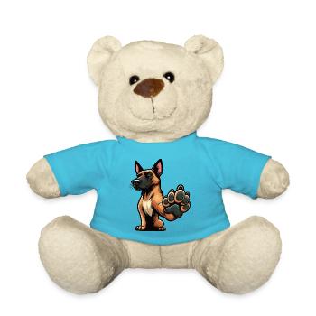 Malinois Belgian Shepherd Malinois Owner - Teddy Bear - atoll blue - Front