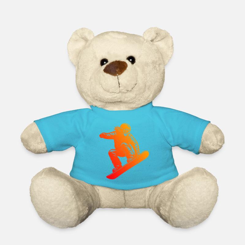 Conception simple et intemporelle du snowboard - Nounours - bleu outremer