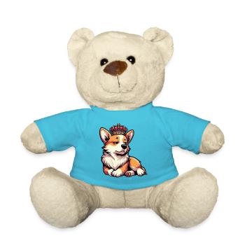Corgi Corgis Welsh Corgi Corgi Owners Corgis - Teddy Bear - atoll blue - Front