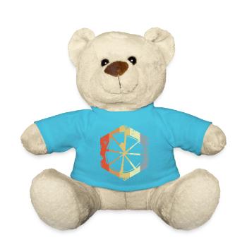 Classic pizza - Teddy Bear - atoll blue - Front