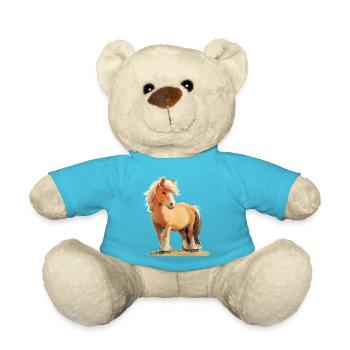 Pferd - Teddy - Atollblau - Vorne
