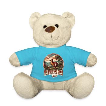 Dodo, oiseau éteint de Maurice - Nounours - bleu outremer - Devant