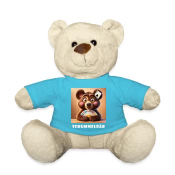 Schummelbär  - Teddy - Atollblau - Vorne