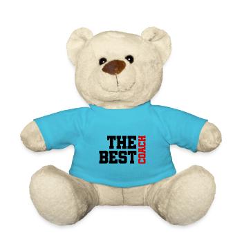 The best Coach - Der beste Trainer - Teddy Bear - atoll blue - Front